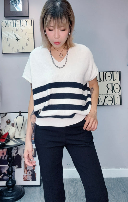 Batwing knit top #00540