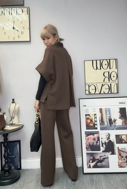 Space cotton polo top #00027