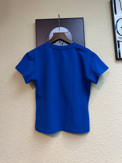 Man printed slim tee #00871