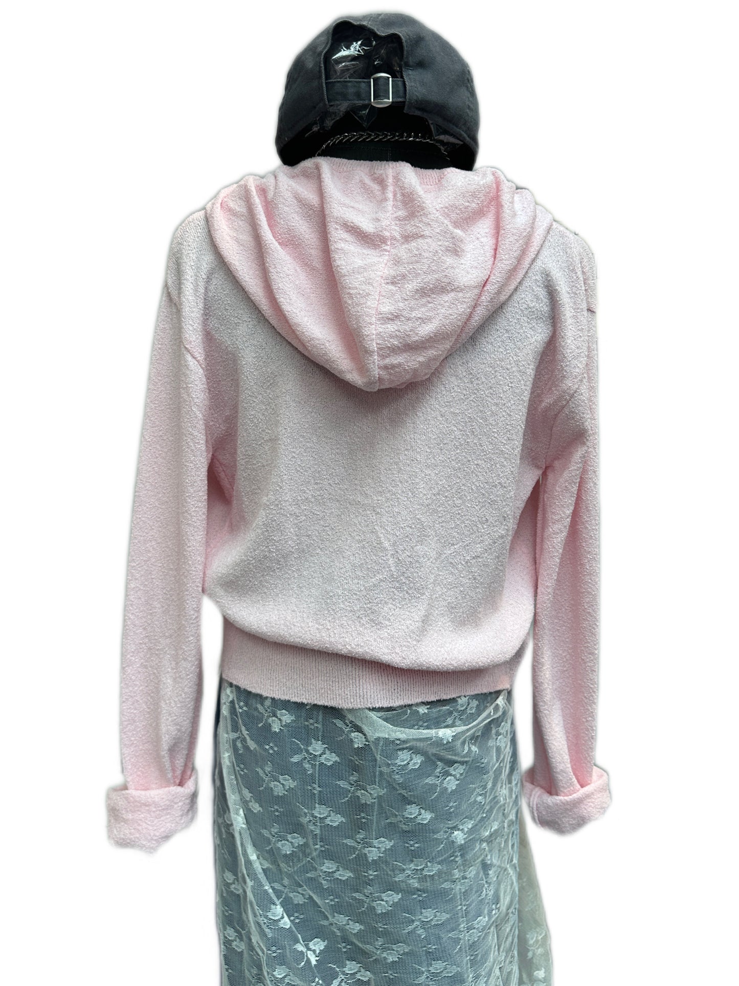 With hat knitted outer