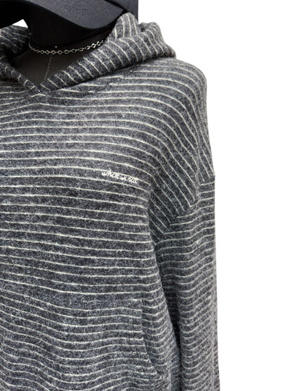 With hat wool hoodie