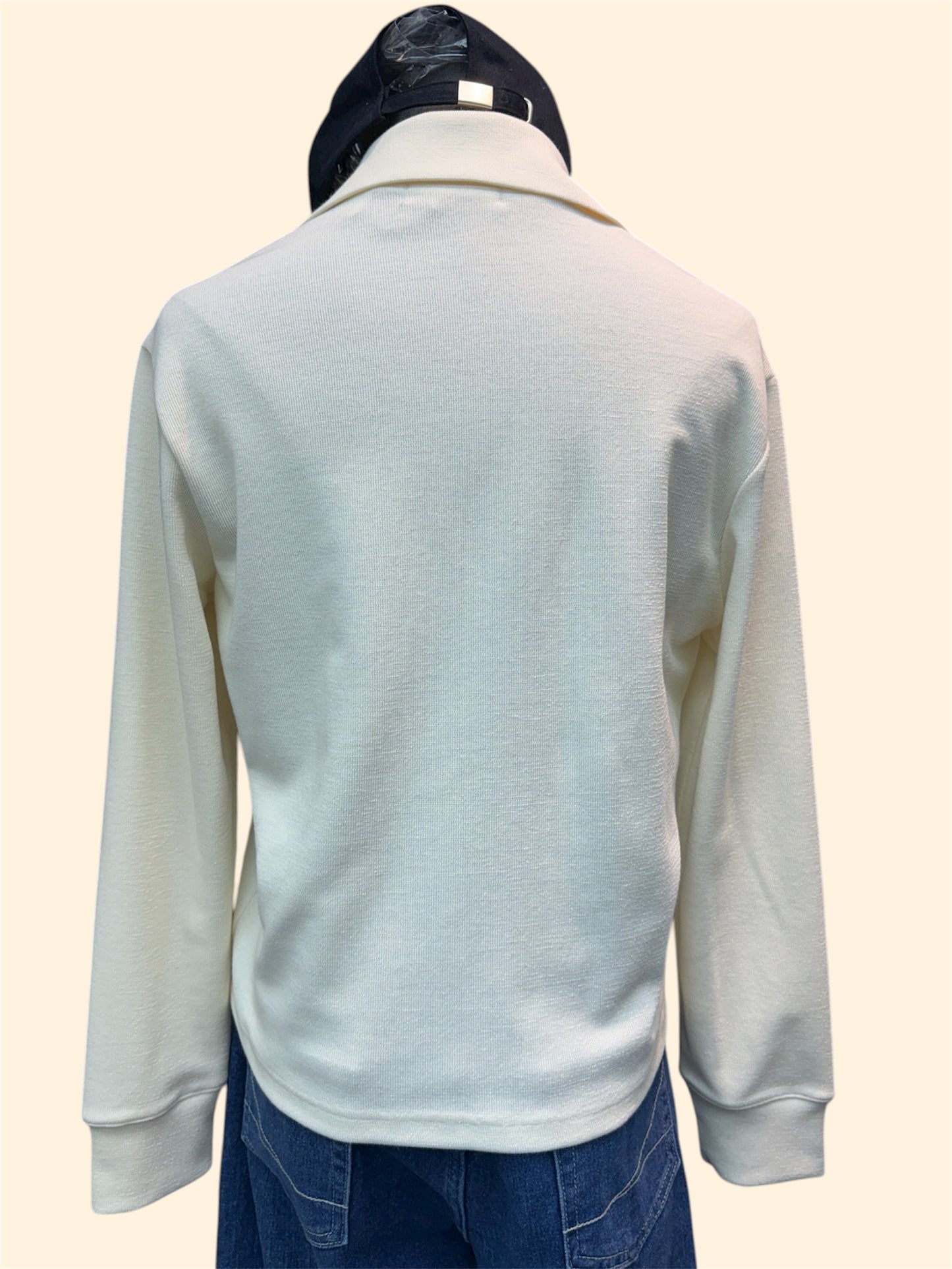 Big v neck polo top(front button) #00018