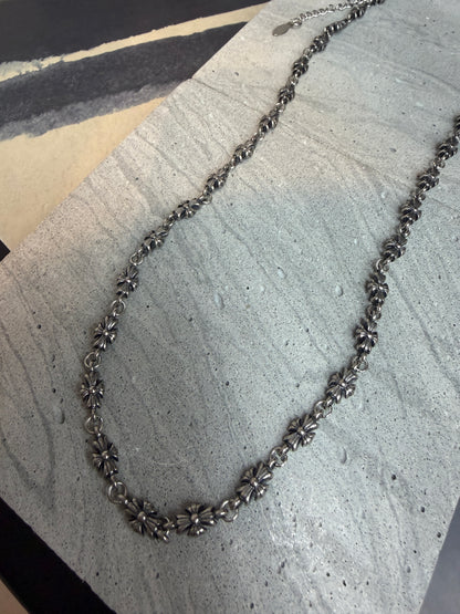 Mini fligree cross necklace