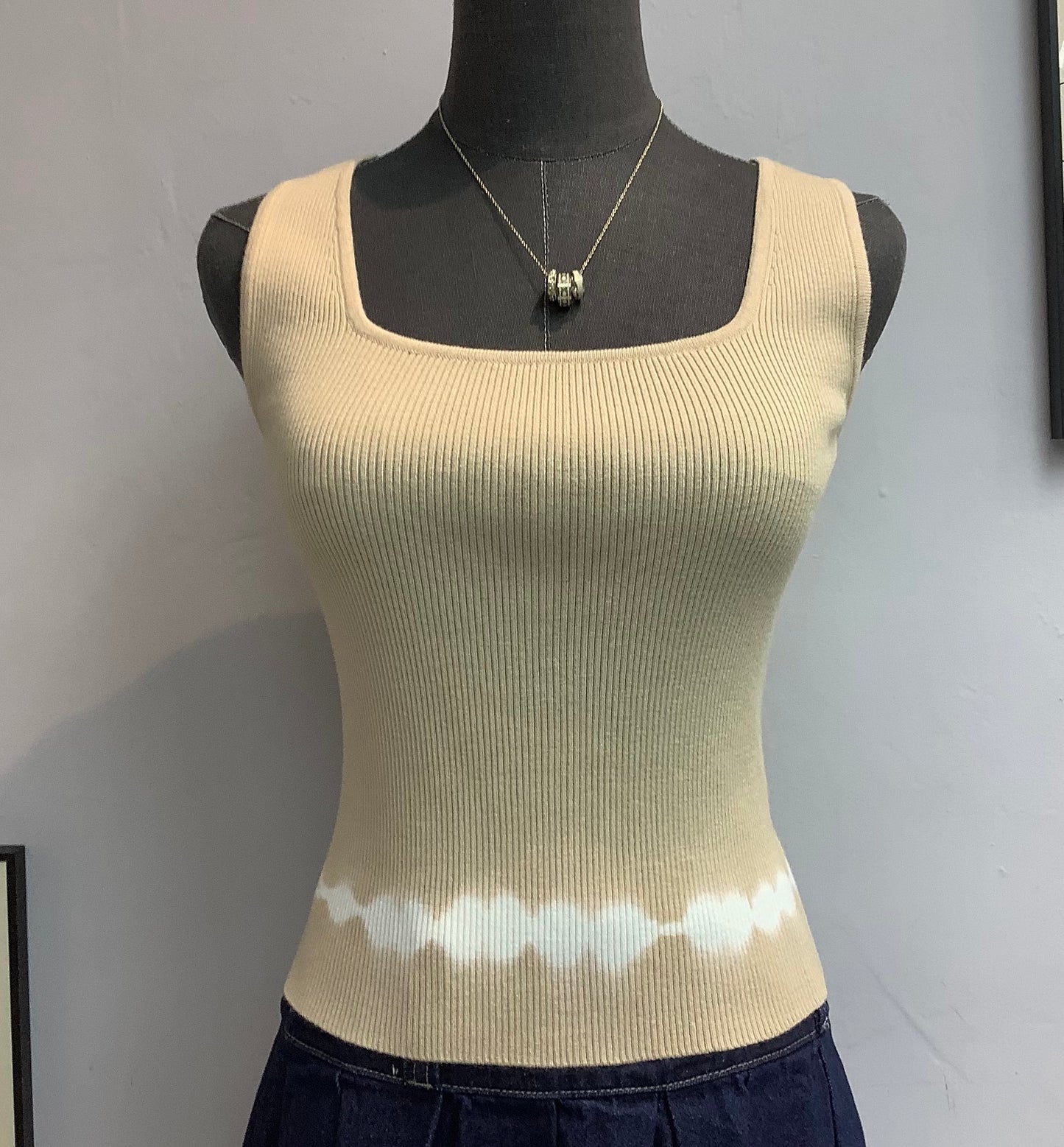 (-40% off)Rib Knit Vest