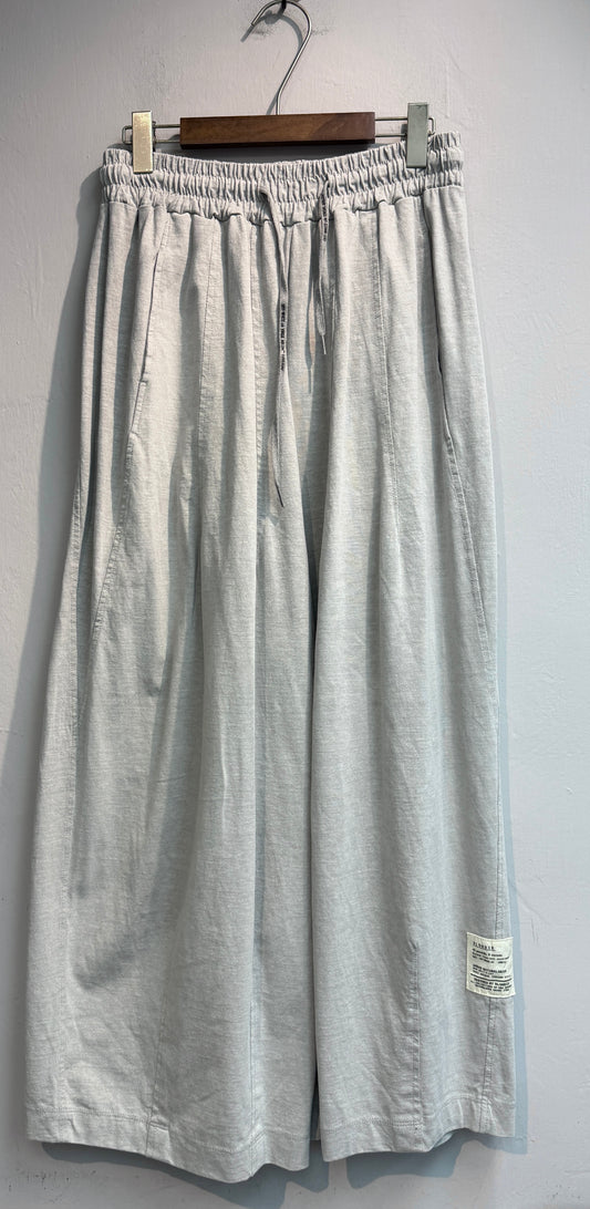 Side label cotton pants #00729
