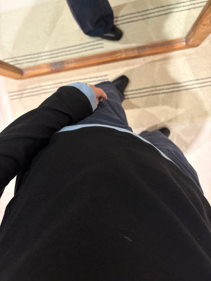 Stand collar fake two piece tee #00004