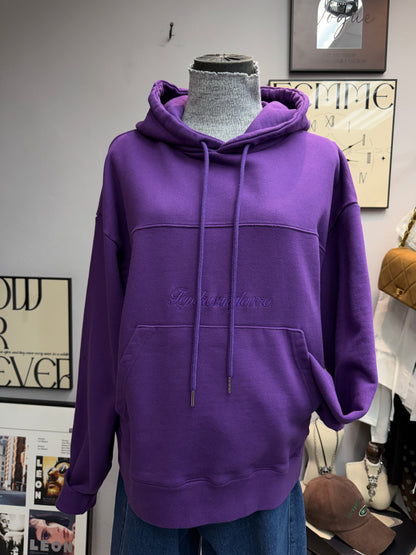 Embroidered letters with hat sweater #00062