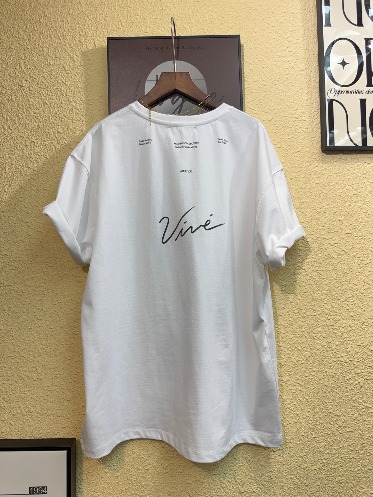Lady printed loose tee #01003