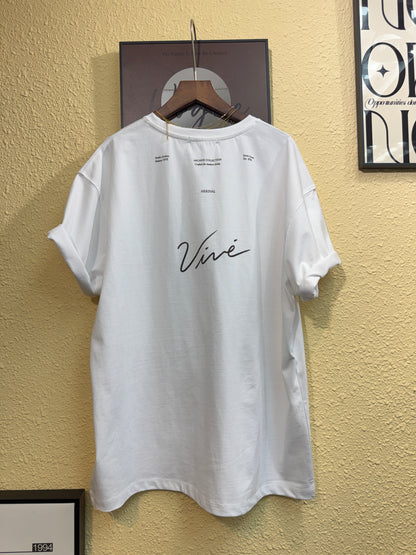 Lady printed loose tee #01003