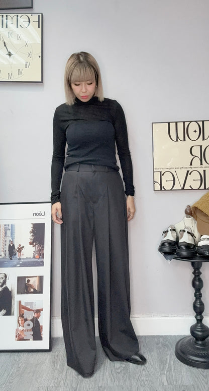 (-30% off)half elastic softy pants #00182