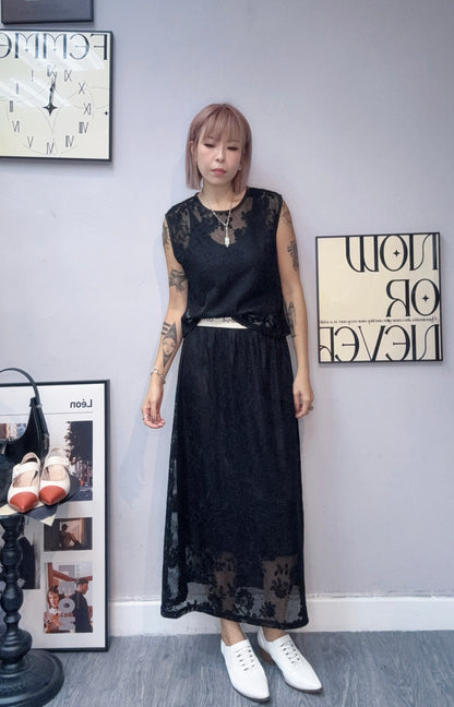 (-20%)Full embroidery lace set