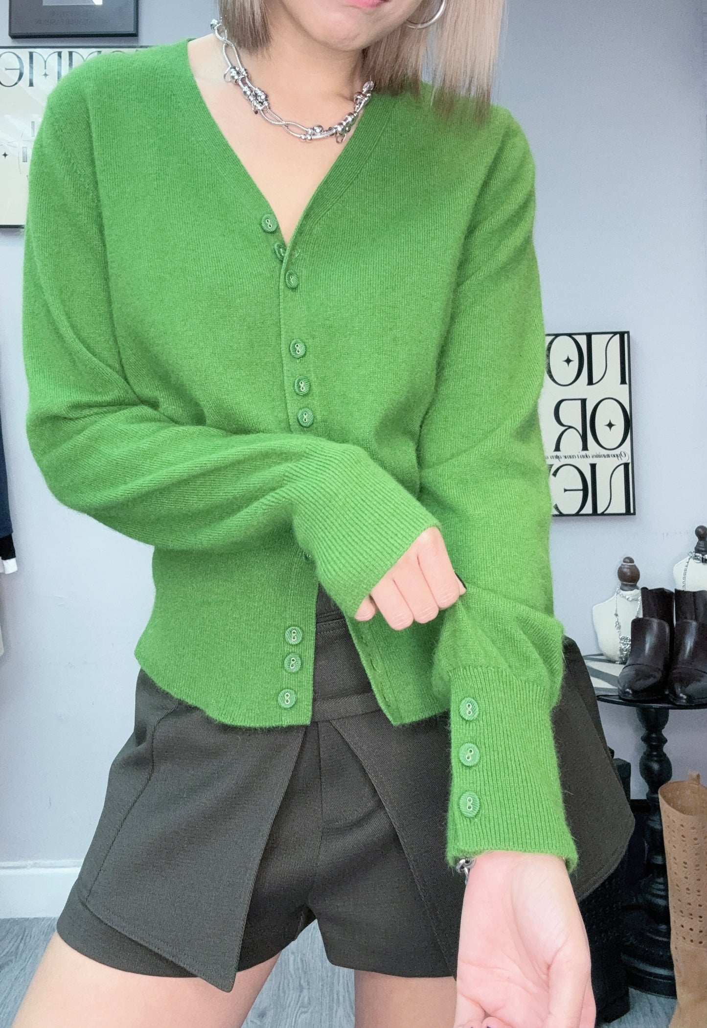 Wool cardigan #00120