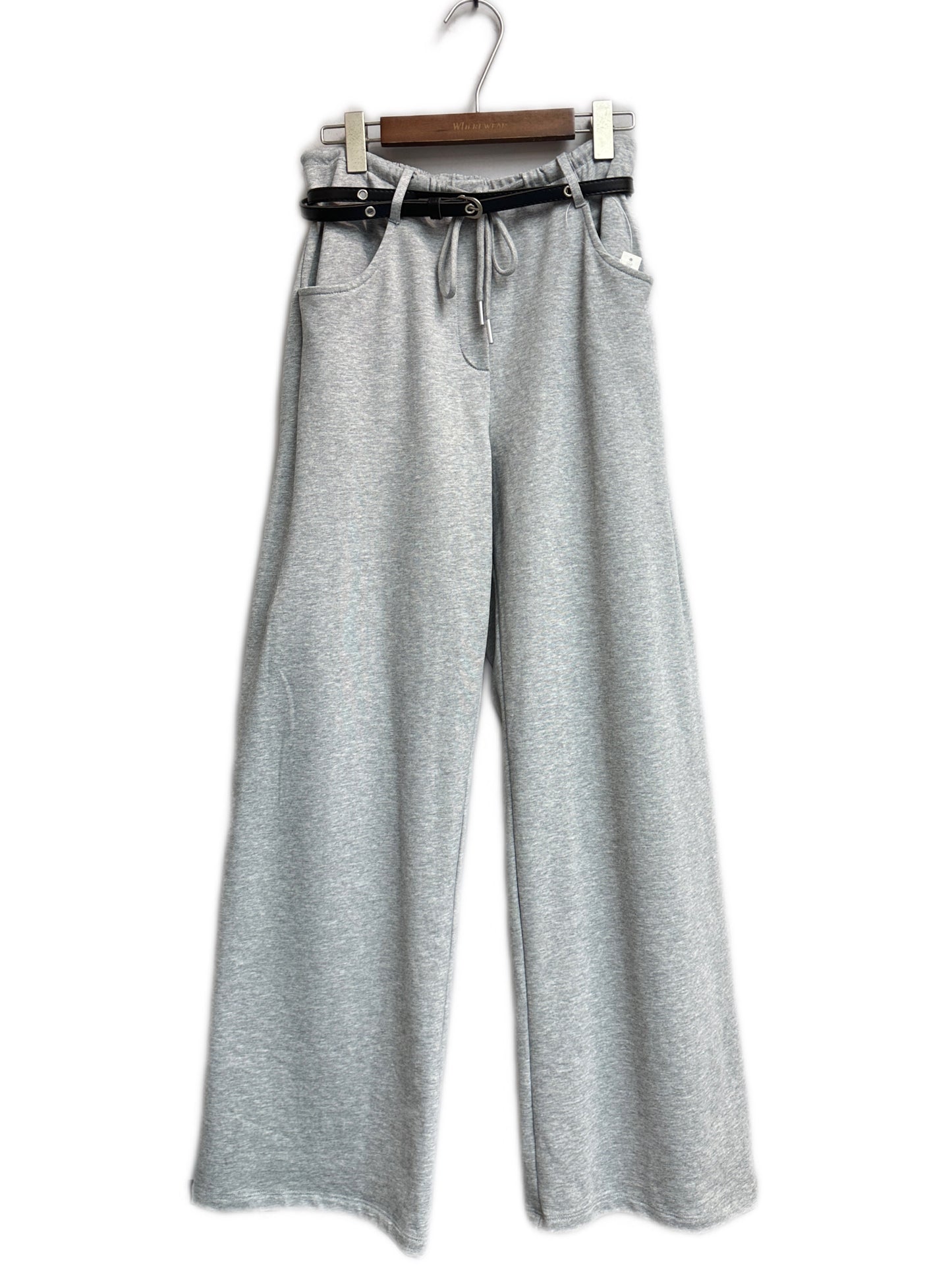 Belt and cotton pants