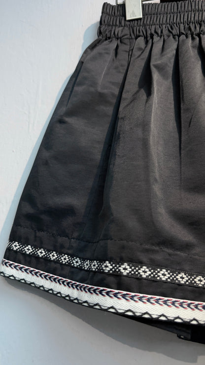 Ethnic trim shorts #00686