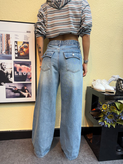 Back pocket jeans #00908