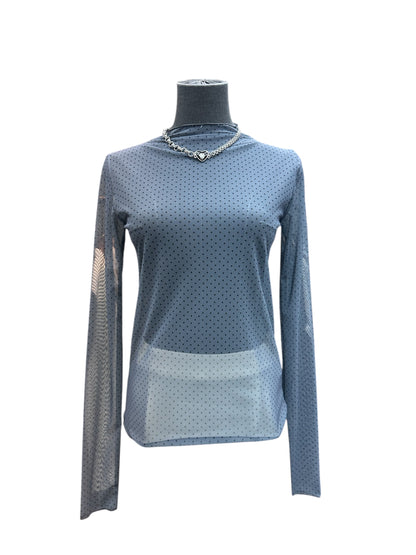 Dot organza base top