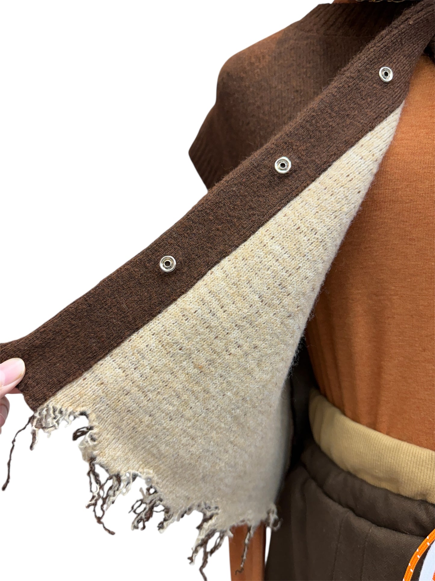 Plain front knit vest cardigan #00056