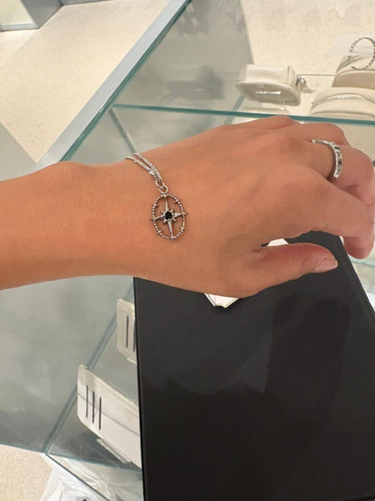 Black choker X Star necklace set