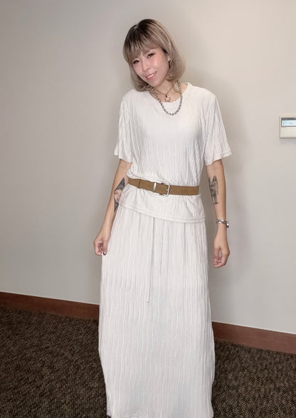 Pleated softy cotton set #00517