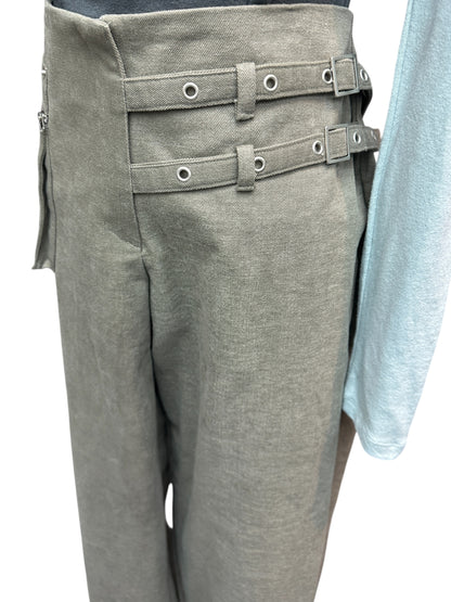 Side zip pocket pants
