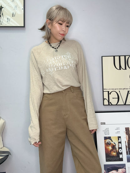 ‘HOT GIRL’ printed tee #00017