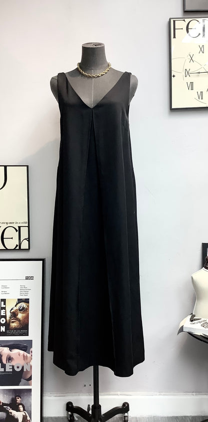 (-40% off)V neck vest dress