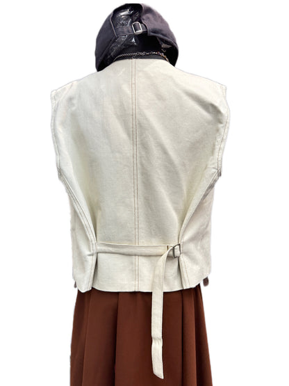 Shirt X denim vest jacket