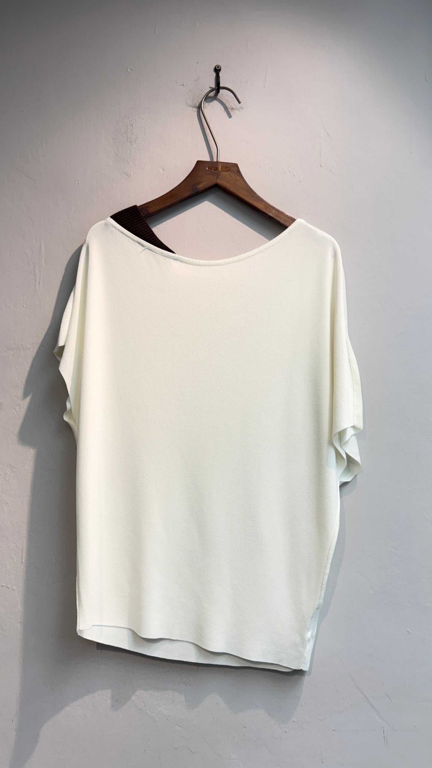 Mixed colour knitted top #00754