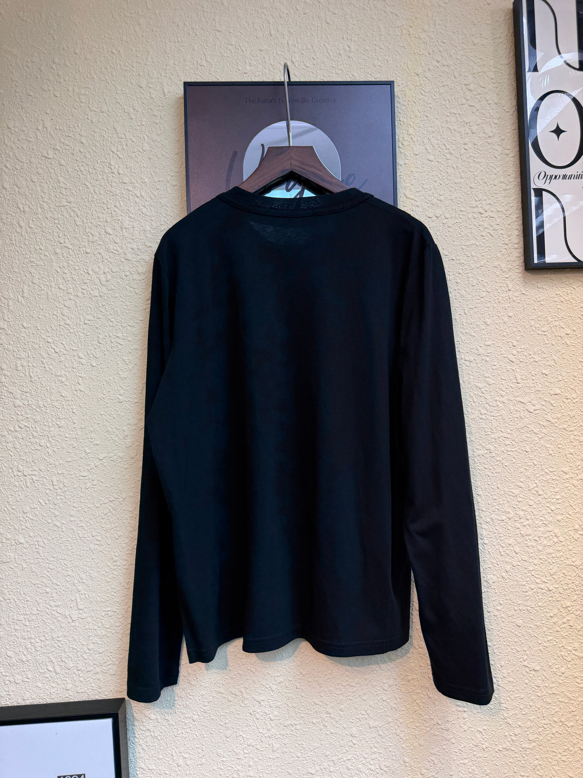 Silver tag long sleeve tee #00893
