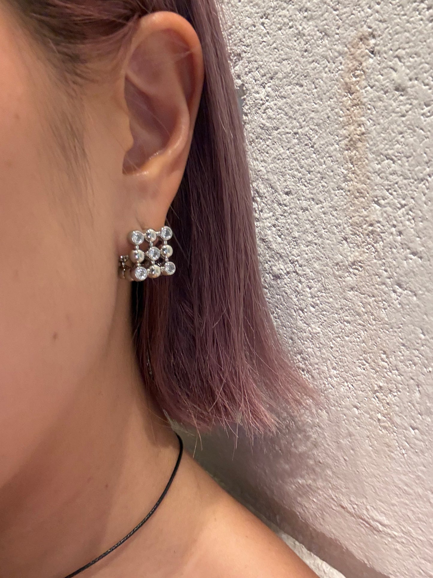 Square shaped earrings