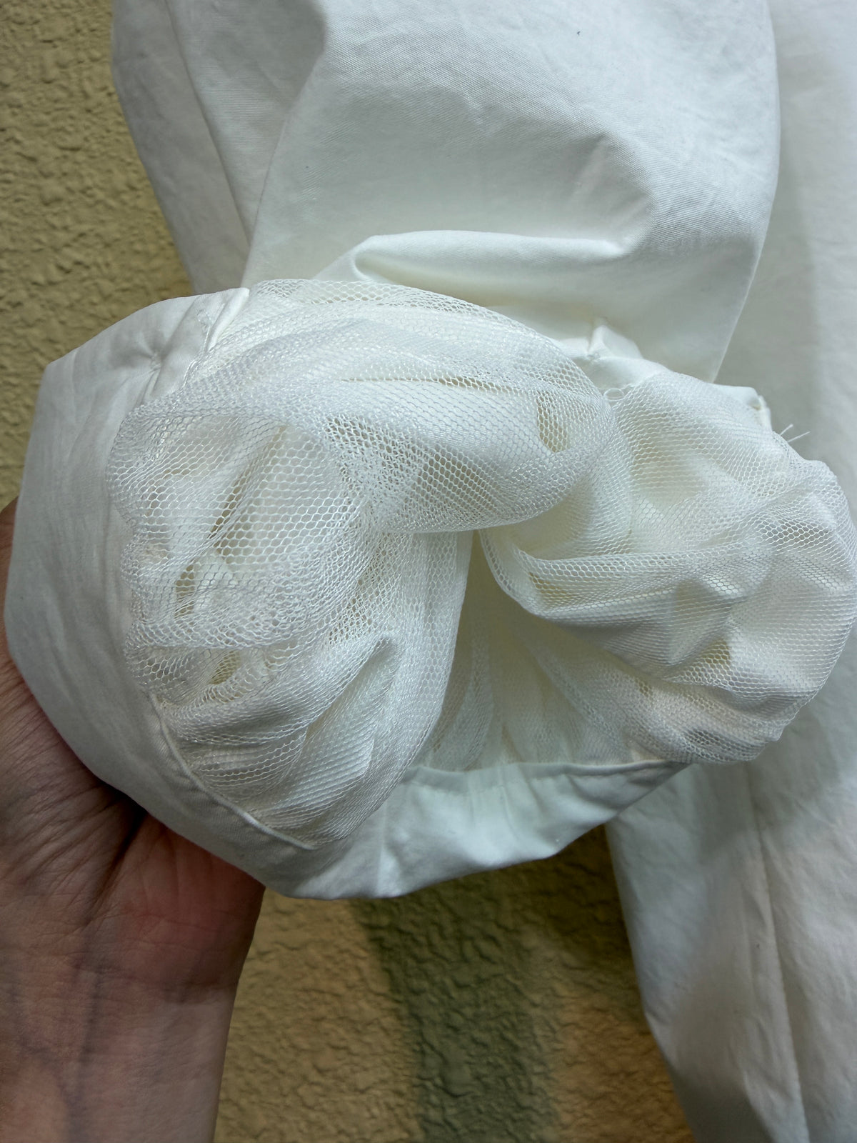 Puff middle length sleeves shirt #01023