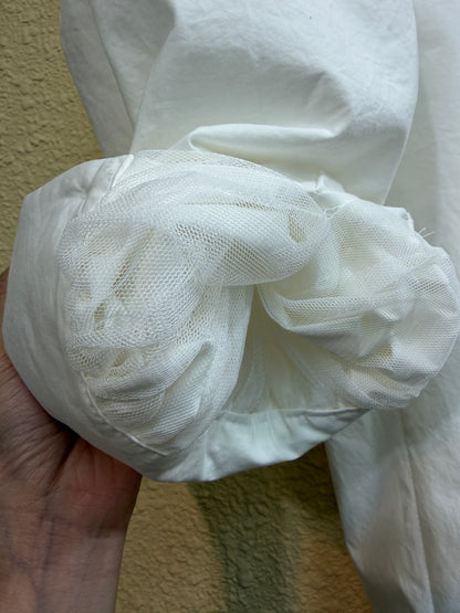 Puff middle length sleeves shirt #01023
