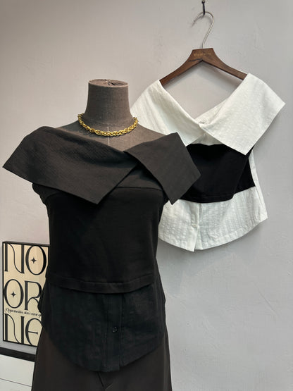 (-20% off) cotton shirt blouse