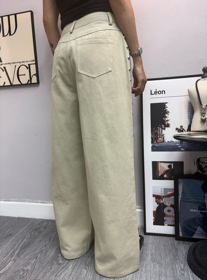 （🏷️-30%）Side beans pants #00441