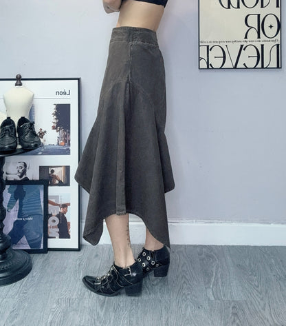 Side ribbon skirt #00429
