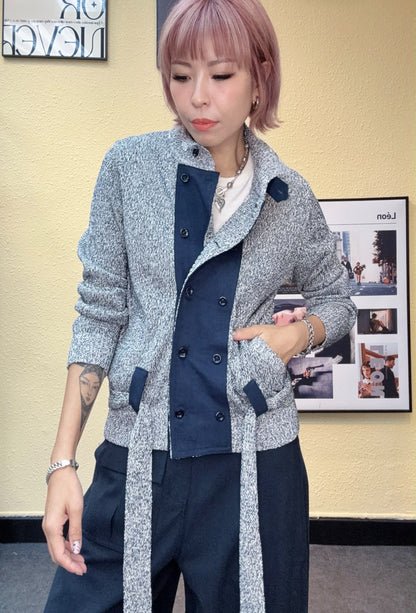 With belt knitted outer #00847