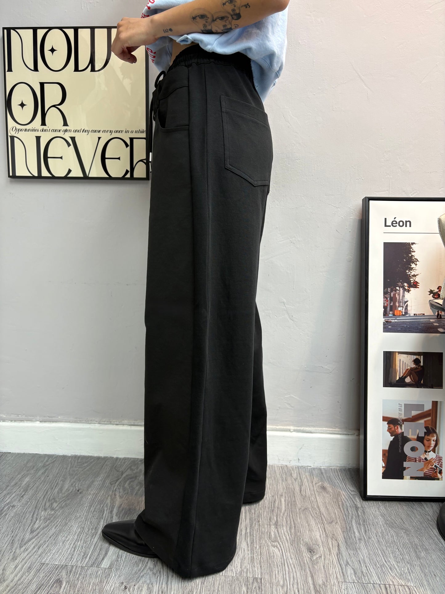 Double waist pants #00543