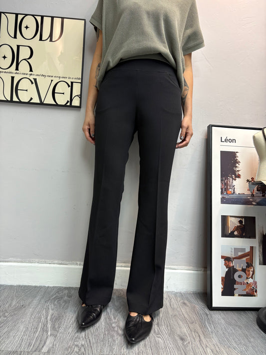 Full elastic slim flare pants #00542