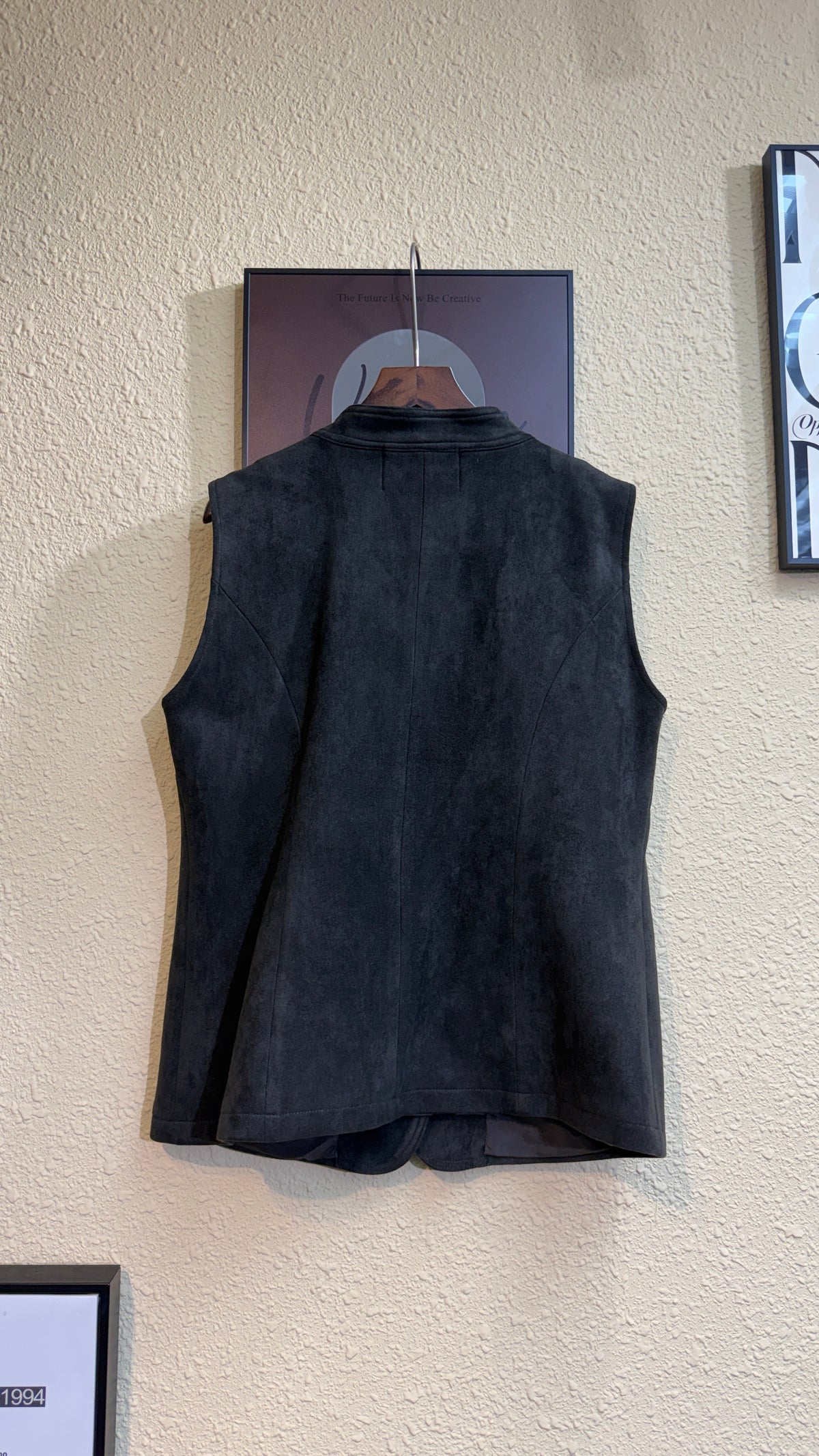 Suede vest outer #00945