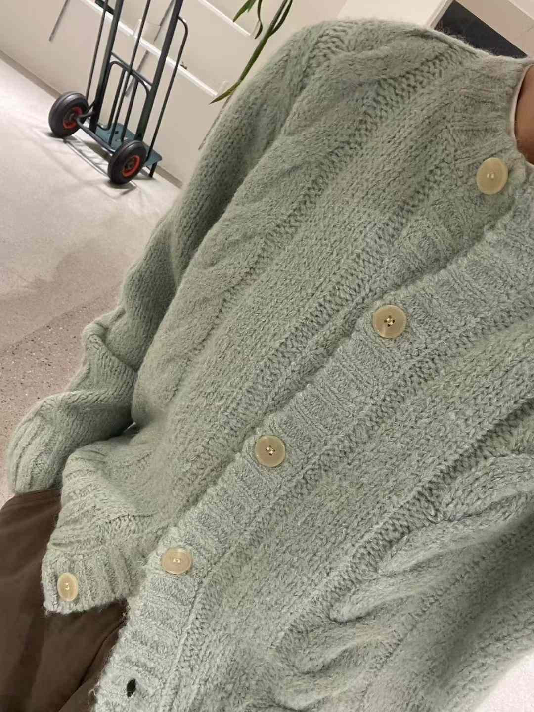 Wool cardigan