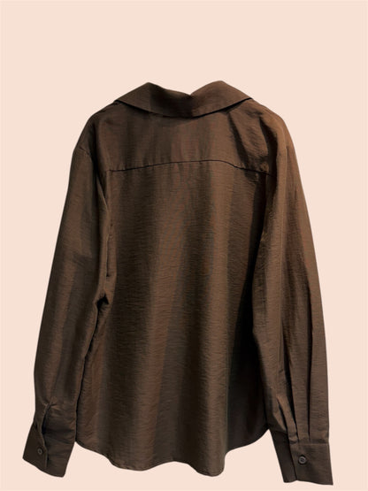 Embroidery pocket shirt #00345