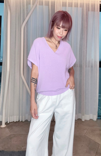 Batwing knit top #00540