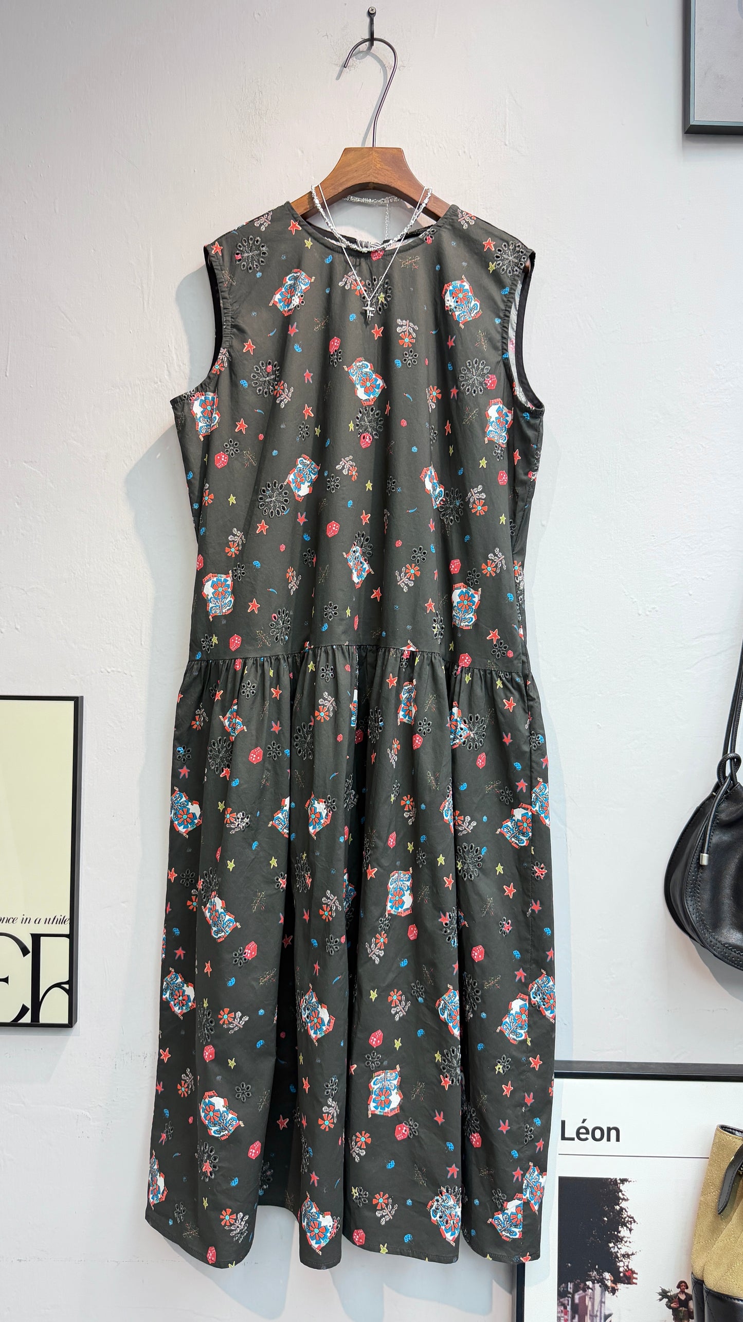 Embroidery dice pattern one piece #00655