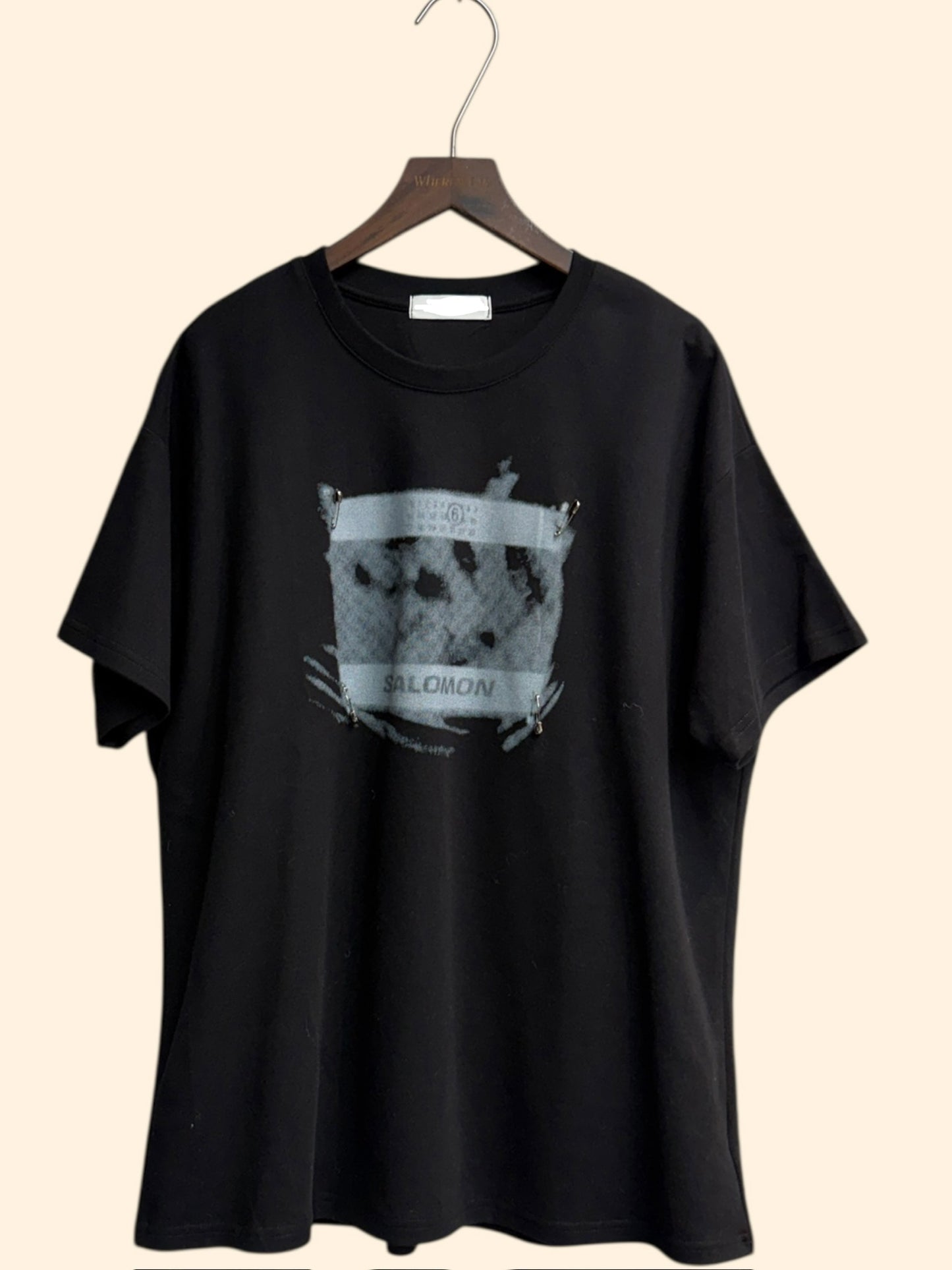 Short sleeves printed loose tee #00122