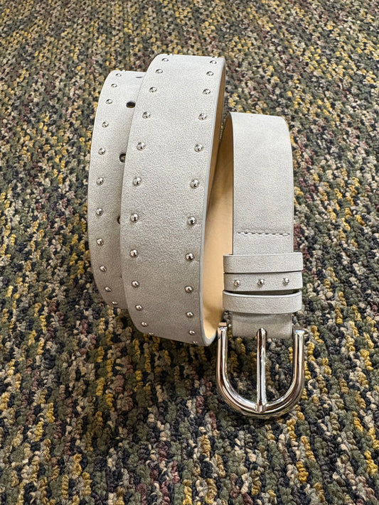 Beans imitation suede belt