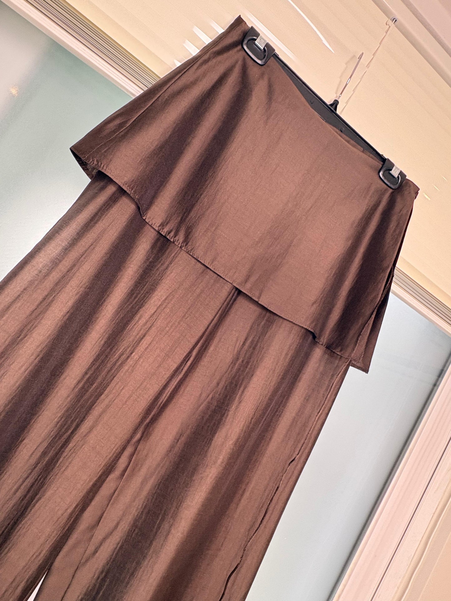 Two in one silky pants #00705