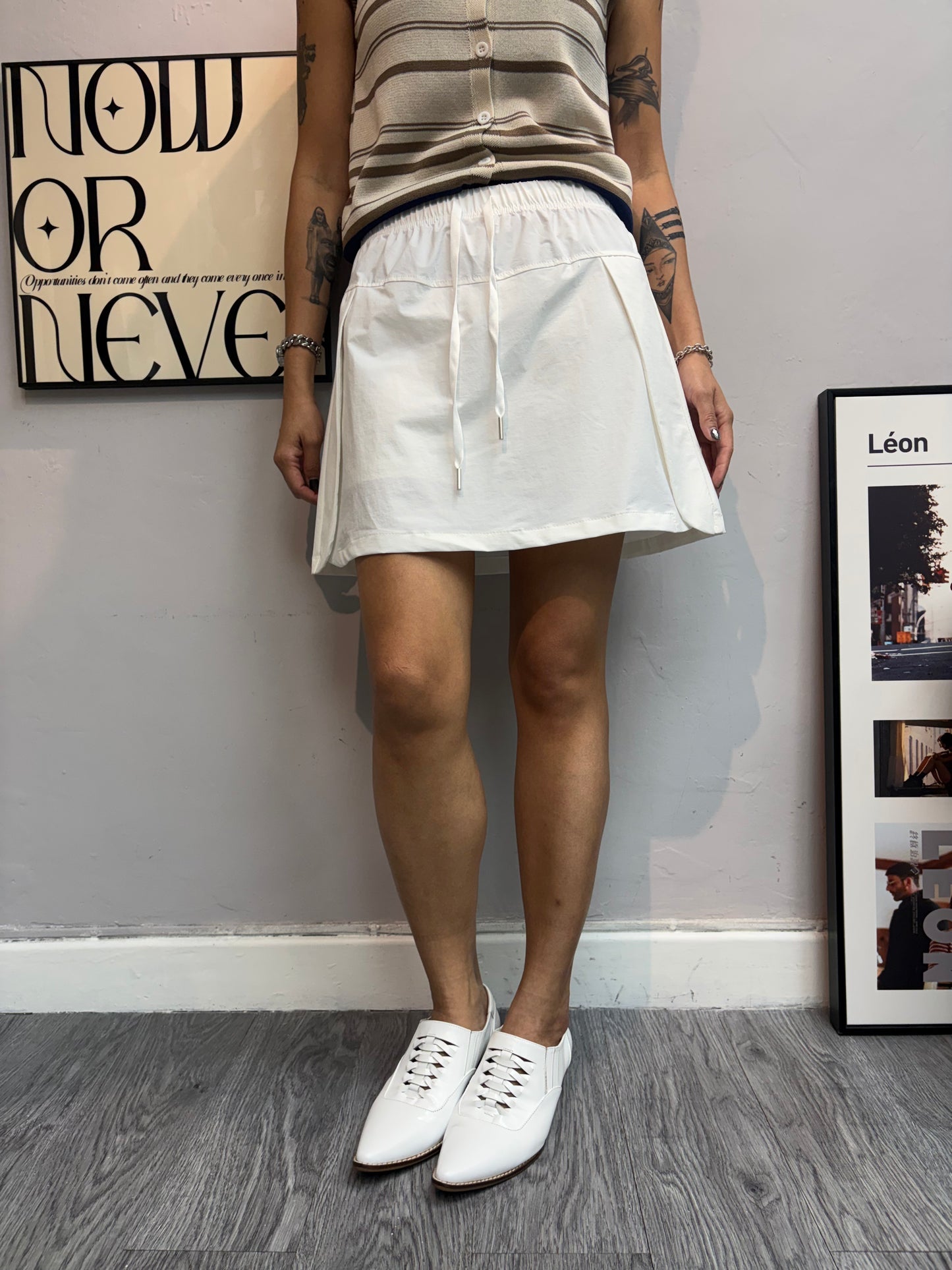 (-20%)Windbreaker skort #00774