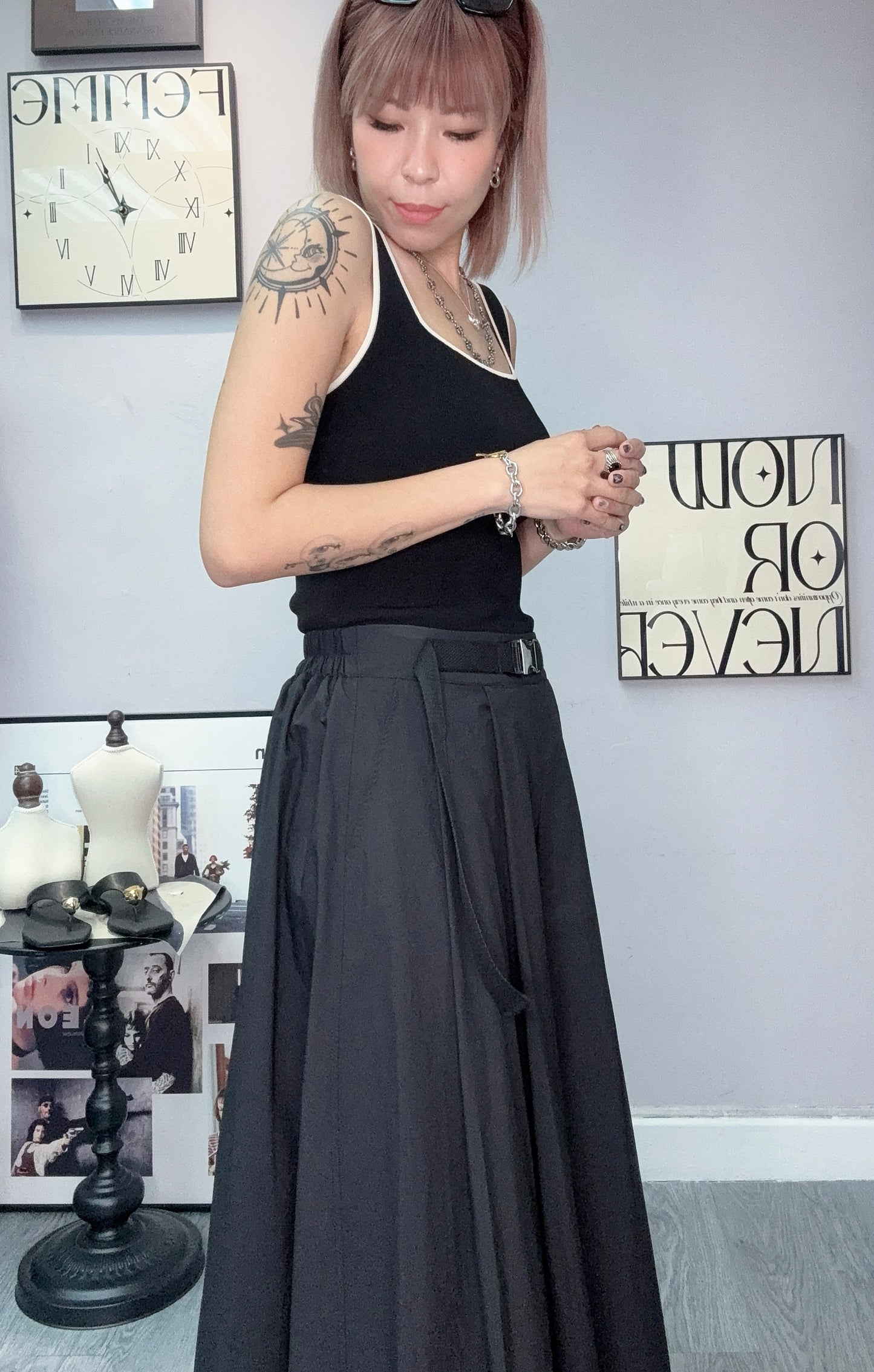 Light parachute belt skirt #00604