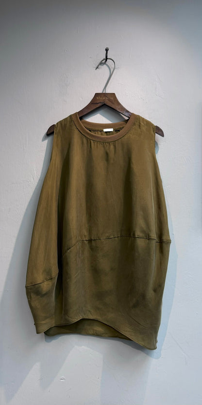 Plain silky tank #00634