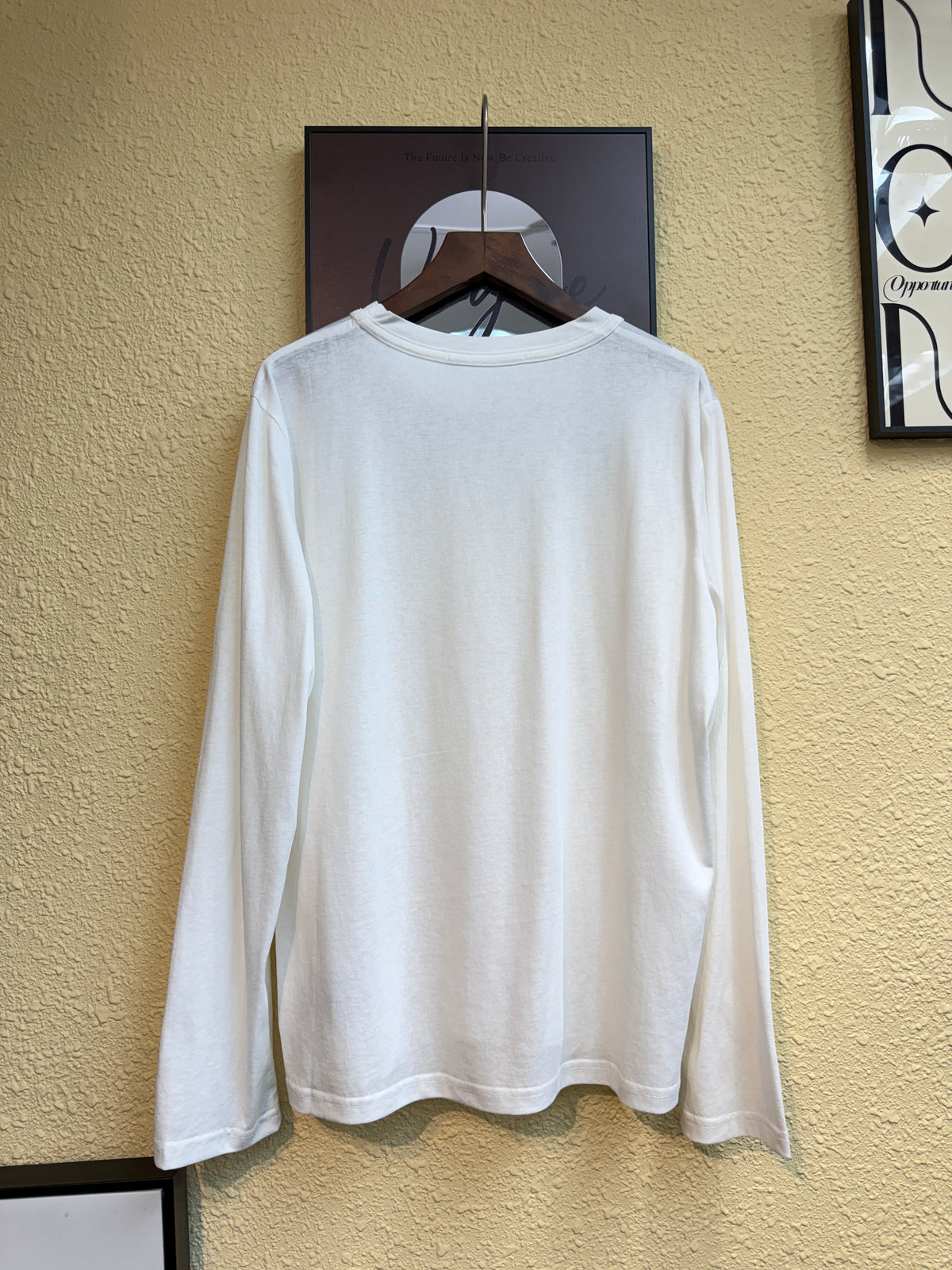 Silver tag long sleeve tee #00893